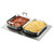 TableCraft Products 123504 18 1/2" W x 11" D x 4" H 11 1/4 Qt. Full Size With Handles Induction Aluminum Core Mirror Finish Tri-Ply Serving Pan