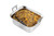 TableCraft Products 123508 11" x 9" x 4" D 5 Qt. Half Size With Handles Induction Aluminum Core Mirror Finish Tri-Ply Serving Pan