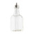 TableCraft Products 600 6 Oz. Square Glass Oil & Vinegar Dispenser