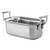 TableCraft Products 123510 11" x 5 7/8" x 4" 3 Qt. Third Size With Handles Induction Aluminum Core Mirror Finish Tri-Ply Serving Pan