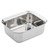 TableCraft Products 123507 11" x 9" x 4" 5 Qt. Half Size Without Handles induction Aluminum Core Mirror Finish Tri-Ply Serving Pan