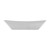 TableCraft Products 123524 8 1/2"  W x 5 3/4" D x 2" H Large Rectangular Better Burger Collection Fry Tray