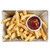 TableCraft Products 123524 8 1/2"  W x 5 3/4" D x 2" H Large Rectangular Better Burger Collection Fry Tray