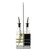 TableCraft Products 60125 6 Oz. Clear Glass Bottle With Stainless Steel Pourer Prima Oil & Vinegar Bottle