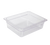 Crestware FP22 1/2 Size Clear Polycarbonate Food Pan