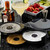 TableCraft Products 666 3 Swing-Out Trays Black Rimmer