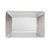 TableCraft Products 20009 7 1/2" W x 5" D x 1 7/8" H Medium Rectangular Stainless Steel Better Burger Collection Fry Tray