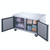 Dukers DUC36R 36" W Stainless Steel Solid Door Reach-In Undercounter Refrigerator - 115 Volts