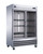 Omcan USA 51026 54" Stainless Steel 2 Glass Doors Reach-In Refrigerated Merchandiser