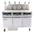 Frymaster FPPH355-LP 50 Lbs. Stainless Steel Liquid Propane Frymaster Fryer Battery - 240,000 BTU
