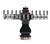 Micro Matic CT400E-12KR 12 Faucets Glycol Cooled Braumeister Ellipse Ceramic Draft Tower