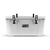Micro Matic CB602WG-304 60 Qt. White Stainless Steel Premium Grizzly Cooler