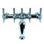 Micro Matic PA-G5-5-C-G-M 5 Faucets Chrome Finish Paris Draft Tower with Medallion