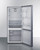 Summit FFBF174SSIM 16.1 Cu. Ft. Silver Cabinet Stainless Steel 1-Section Bottom Mount Refrigerator-Freezer with Ice Maker - 115 Volts