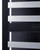 Summit SDHWC98PNR 23.5" W Stainless Steel Built-In Panel Ready Glass Door Dual Zone Shallow Depth Wine Cellar - 115 Volts