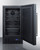Summit SCFF1842ADA 17.75" W Black Built-In or Freestanding Solid Door Undercounter All-Freezer with ADA Compliant - 115 Volts