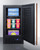 Summit SCFF1842IFADA 17.75" W Black Built-In or Freestanding Solid Door Panel Ready Undercounter All-Freezer with ADA Compliant - 115 Volts
