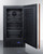 Summit SCFF1842IFADA 17.75" W Black Built-In or Freestanding Solid Door Panel Ready Undercounter All-Freezer with ADA Compliant - 115 Volts