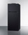 Summit BKRF152B 14.3 Cu. Ft. Black Finish Top-Mount Refrigerator-Freezer with NIST-Calibrated Thermometers - 115 Volts