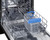 Summit DW184BADA 18" Wide Stainless Steel Built-In Black Door Dishwasher - 115 Volts