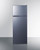 Summit CP978PL 7.4 Cu. Ft. White Interior Stainless Steel 2 Solid Doors ADA Refrigerator-Freezer - 115 Volts