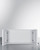Summit CABWH2412 24" W x 12" H Clean White Seamless Plywood Box 6-Way Adjustable Hinging French Door Wall Cabinet