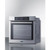 Summit SEW2401 23.38" W 2.86 Cu. Ft. Triple-Pane Glass Door Stainless Steel Electric Convection Oven - 220 Volts