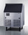 Summit BIM210 26" W Stainless Steel Air-Cooled Commercial Clear Full Size Cube Ice Machine with Bin - 115 Volts
