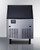 Summit BIM210 26" W Stainless Steel Air-Cooled Commercial Clear Full Size Cube Ice Machine with Bin - 115 Volts
