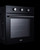 Summit SGW242BKLP 23.5" W Stainless Steel 1 Deck Glass Black Door LP Gas Built-In Wall Oven - 115 Volts