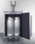 Summit SBC683OSTWINCFB 23.75" W Stainless Steel Door Built-in Outdoor Beer & Coffee Kegerator - 115 Volts