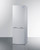 Summit FFBF121W 11.7 Cu. Ft. White Stainless Steel 2 Solid Doors Frost-Free Refrigerator-Freezer - 115 Volts
