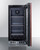 Summit CL156BV1PNR 14.75" W Stainless Steel Built-In or Freestanding Undercounter Beverage Center with Glass Door Panel-Ready - 115 Volts