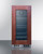 Summit CL156BV1PNR 14.75" W Stainless Steel Built-In or Freestanding Undercounter Beverage Center with Glass Door Panel-Ready - 115 Volts