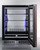 Summit CL24BV1PNR 23.38" W Stainless Steel Glass Door with Panel Built-In or Freestanding Undercounter Beverage Center - 115 Volts