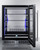 Summit CL24BV1 23.38" W Stainless Steel Built-In or Freestanding Glass Door Undercounter Beverage Center - 115 Volts