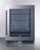 Summit CL24BV1 23.38" W Stainless Steel Built-In or Freestanding Glass Door Undercounter Beverage Center - 115 Volts