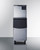 Summit BIM352KBIN 23.25" W Black Stainless Steel Air-Cooled Commercial Clear Full Size Cube Ice Machine with Stainless Steel Bin - 115 Volts