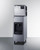 Summit BIM350KDISP 23.25" W Black Stainless Steel Air-Cooled Commercial Clear Full Size Cube Ice Machine with Ice Dispenser - 115 Volts