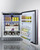 Summit AL55OSCSSIF 23.5" W Panel Ready Built-In Reach-In Outdoor Undercounter Refrigerator - 115 Volts