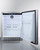Summit AL55OSCSSIF 23.5" W Panel Ready Built-In Reach-In Outdoor Undercounter Refrigerator - 115 Volts