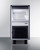 Summit BIM77BU 77 Lbs. Production Capacity Stainless Steel Finish Air-Cooled Full Size Cube-Style Commercial Bullet Ice Machine - 115 Volts