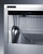 Summit BIM62ADA 68 Lbs. Black Stainless Steel Indoor Undercounter Clear Full Size Dice Icemaker - 115 Volts