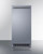 Summit BIM62ADA 68 Lbs. Black Stainless Steel Indoor Undercounter Clear Full Size Dice Icemaker - 115 Volts