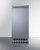 Summit BIM63OSADA 68 Lbs. Black Stainless Steel Outdoor Undercounter Clear Full Size Dice Icemaker - 115 Volts
