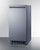 Summit BIM63OSADA 68 Lbs. Black Stainless Steel Outdoor Undercounter Clear Full Size Dice Icemaker - 115 Volts