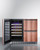 Summit SWCDAR36UCPNR 35.5" W Stainless Steel Built-In Panel Ready Combination Wine Cellar and 2-Drawer Refrigerator - 115 Volts