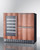 Summit SWCDAR36UCPNR 35.5" W Stainless Steel Built-In Panel Ready Combination Wine Cellar and 2-Drawer Refrigerator - 115 Volts