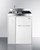 Summit C30IND 30" W White Metal Cabinet All-In-One Kitchenette with 2-Burner Induction Cooktop - 115 Volts