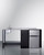 Summit CK72ADALBF 74.5" W Black Stainless Steel Sink and Faucet Left Side All-In-One Kitchenette - 115 Volts
